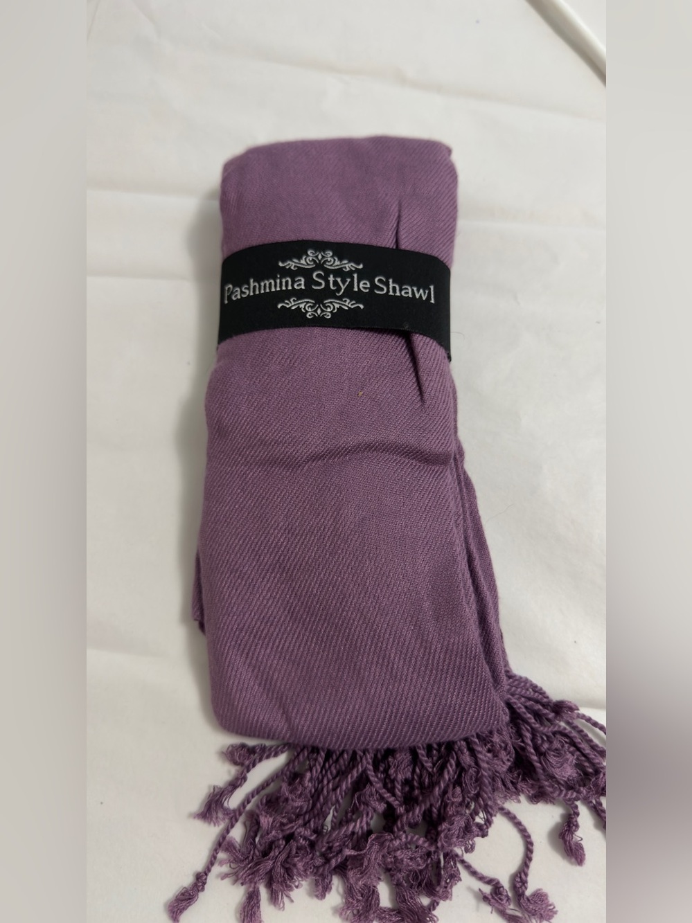Adore Lavender Pashmina Style Shawl